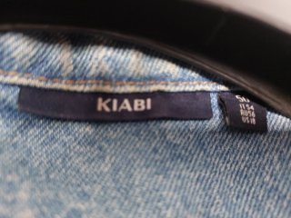Chaqueta vaquera bordada Kiabi pájaro flores