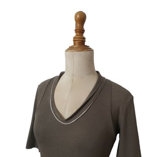 Brunello Cucinelli / Camiseta morley manga corta M