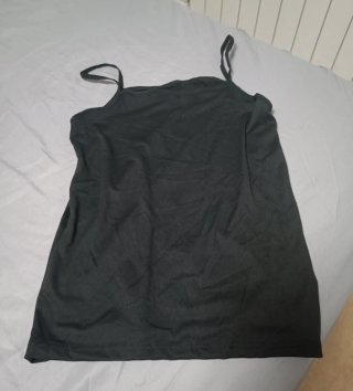 Camiseta sin mangas negra