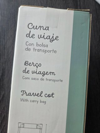 Cuna de viaje para muñecos