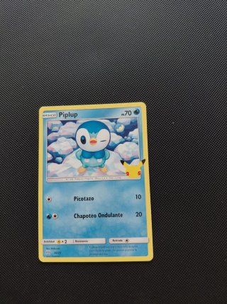 Carta Pokémon Piplup 25 Aniversario McDonald's
