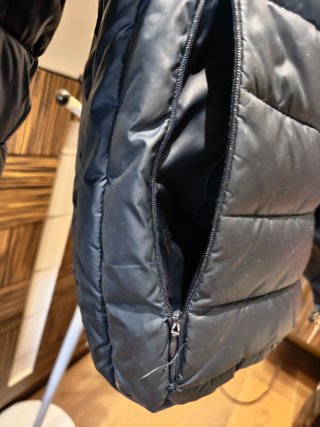 Chaqueta Ellesse acolchada capucha azul