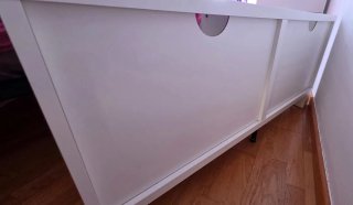 Cómoda TV Ikea Beige/Blanco