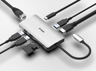 HUB D-Link USB-C 8 en 1