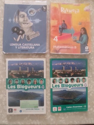 Libros de texto 4° eso