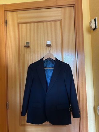 Chaqueta americana azul marino TALLA 12= XL NIÑOS