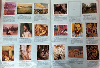 Libro de Cromos Maestros de la Pintura