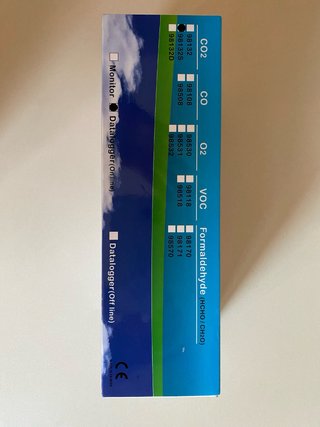 Medidor de Calidad del Aire HCHO CO2