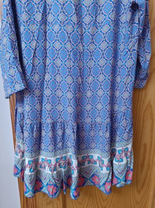 Vestido Verano Volante Camisero Talla 42/XL