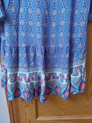 Vestido Verano Volante Camisero Talla 42/XL