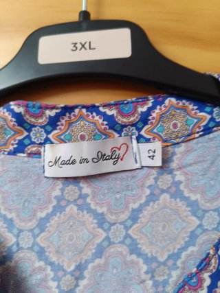 Vestido Verano Volante Camisero Talla 42/XL
