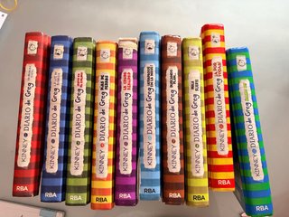 Coleccion diario de Greg.  Del 1 al 8 + 11 y 12