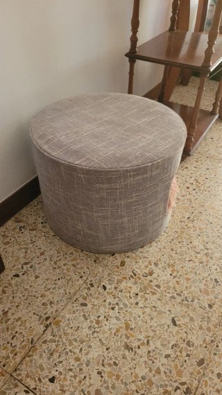 Puf para gato con cama antiestrés