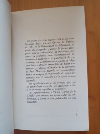 La primera narrativa de Rosa Montero (Ediciones...
