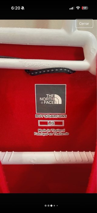 Camiseta The North Face roja