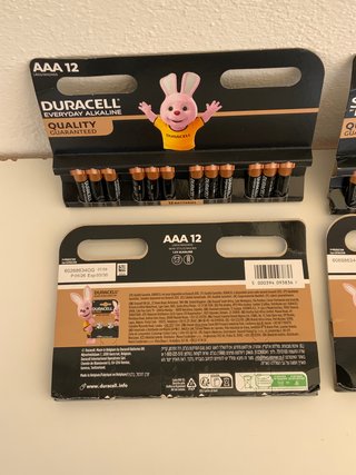 Zapatos seguridad Talla 43 + 48 Pilas Duracell AAA