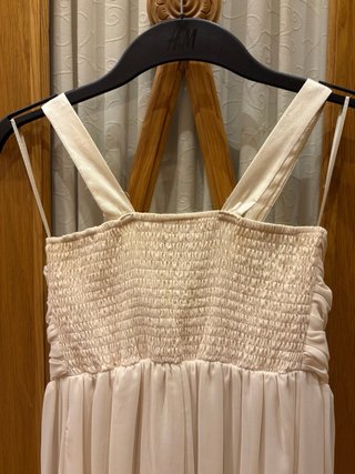 Vestido largo beige Eva & Lola