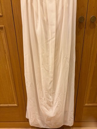 Vestido largo beige Eva & Lola