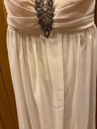 Vestido largo beige Eva & Lola
