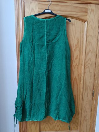 Vestido playero verde talla 44/2XL