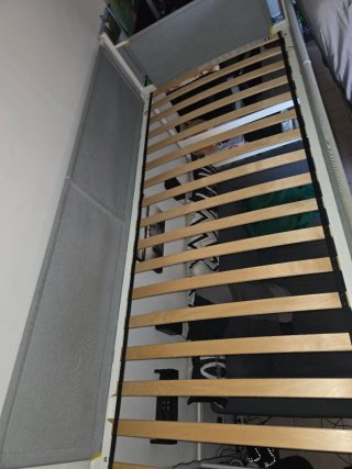 Divano e letto tessuto grigio