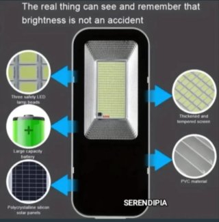 FAROLA SOLAR 357 LED 6000 MAH