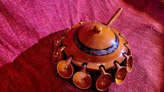 Juego Queimada Galega 12 Tazas Cerámica