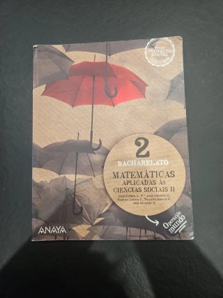 Matemáticas aplicadas ás Ciencias Sociais II.