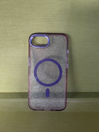 Funda iPhone 16e Transparente Morada