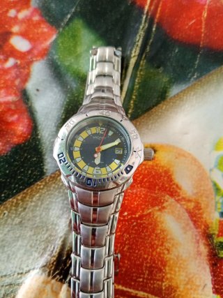 Orologio Vagary Uomo Nero e Argento