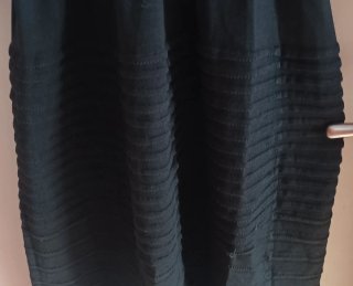Vestido negro gótico manga larga