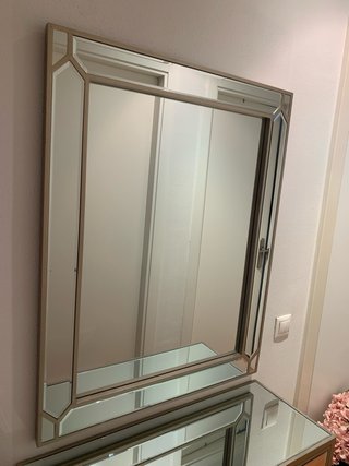 Entradita plata con espejo