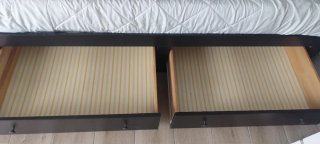 Cama Diván Ikea Hemnes marrón oscuro