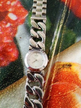 Orologio Guess Argento e Bianco