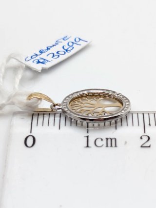 Colgante Oro 18k Árbol de la Vida Circonitas