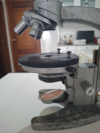 Microscopio Antiguo Vintage Colección
