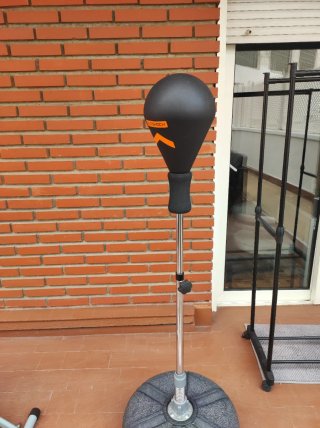 Puching boll más banco de abdominales