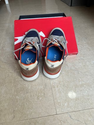Zapatillas Fluchos Azul y Gris