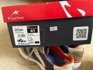 Zapatillas Fluchos Azul y Gris