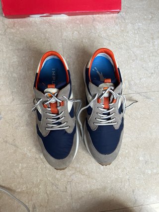 Zapatillas Fluchos Azul y Gris