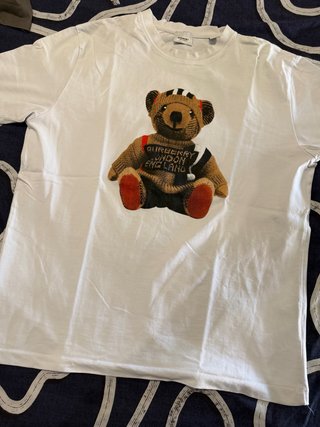 Camiseta Burberry Oso Londres Blanca
