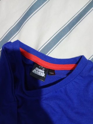 Camiseta Super Mario Azul