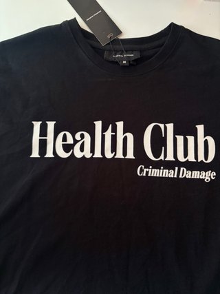 Camiseta Criminal Damage 'Health Club' Talla M