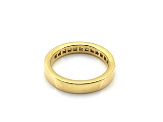 E1809745-0    Alianza Oro 18k Con Diamante
