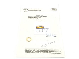 E1809745-0    Alianza Oro 18k Con Diamante