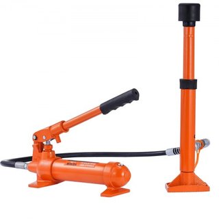 Kit Porta Poder de 4 Toneladas, Gato Hidráulico Portátil con Manguera de Aceite de 3.9 pies/1.2 m, Kit de Reparación de Estructura de Carro con Estuche de Almacenamiento para Reparación de Autos, ...