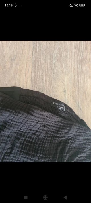 Vestido negro Stradivarius Talla L