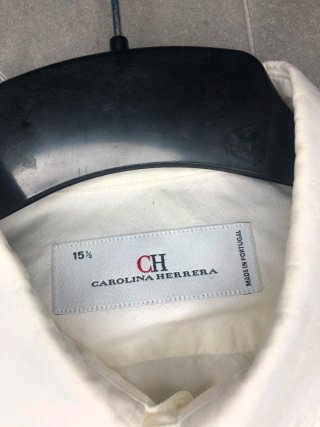 Camisa blanca Carolina Herrera talla M/L
