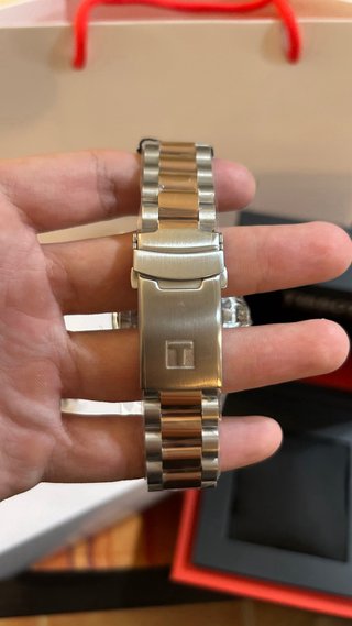 Tissot PR516 Negro Plata Oro Rosa 40mm