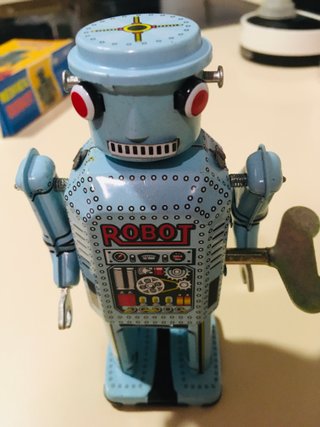 ROBOT OJALATA a Corda con Scatola Intatta da Collezione